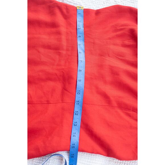 Adorable Vintage 1980s Sheath Mini Dress Linen Donna Rico Petite Blend Retro Mod - Picture 7 of 7